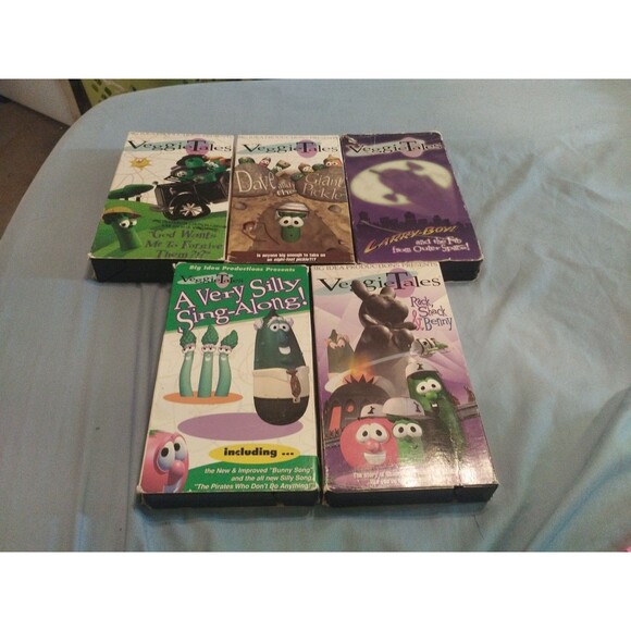 VeggieTales VHS Tapes Lot Of 5.  Big Idea.  Lot E - Picture 1 of 6